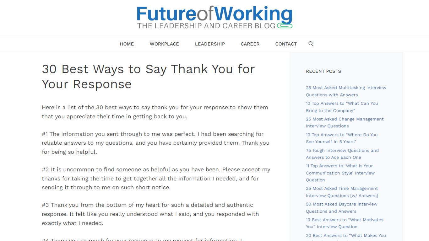 30 Best Ways to Say Thank You for Your Response