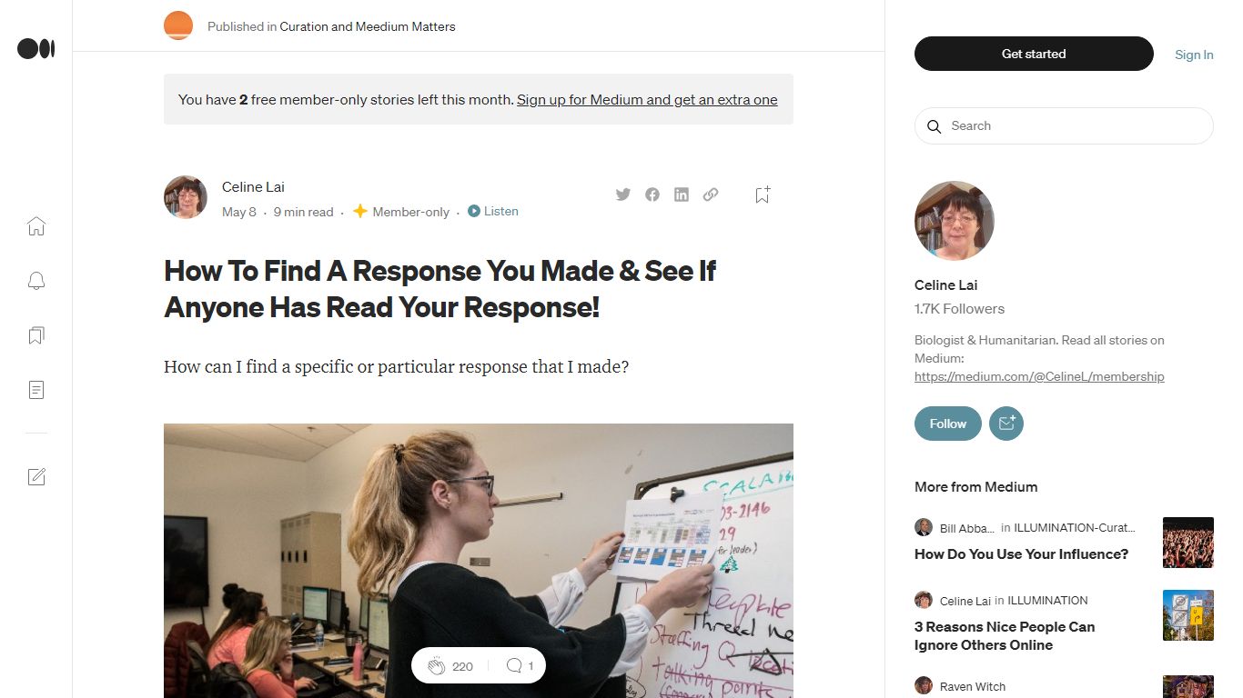 How To Find A Response You Made & See If Anyone Has Read Your ... - Medium