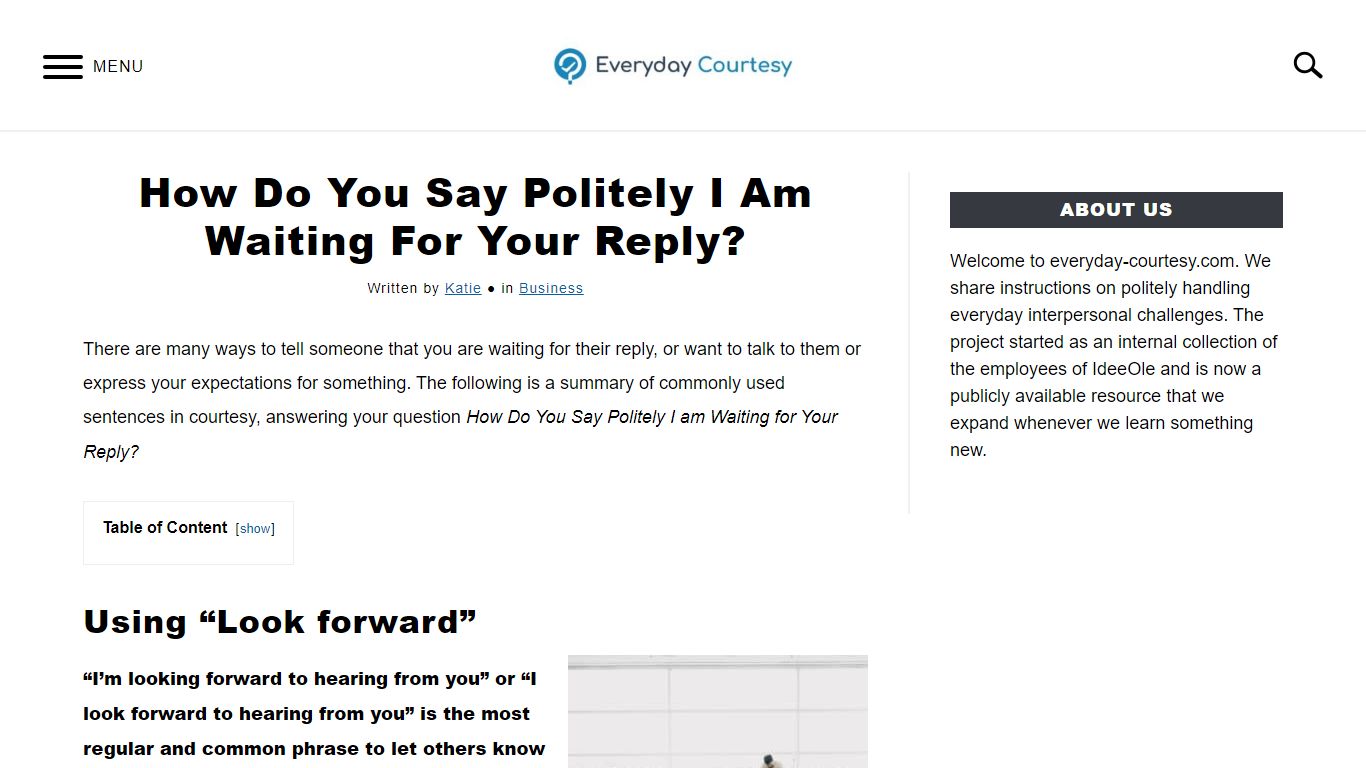 How Do You Say Politely I Am Waiting For Your Reply?